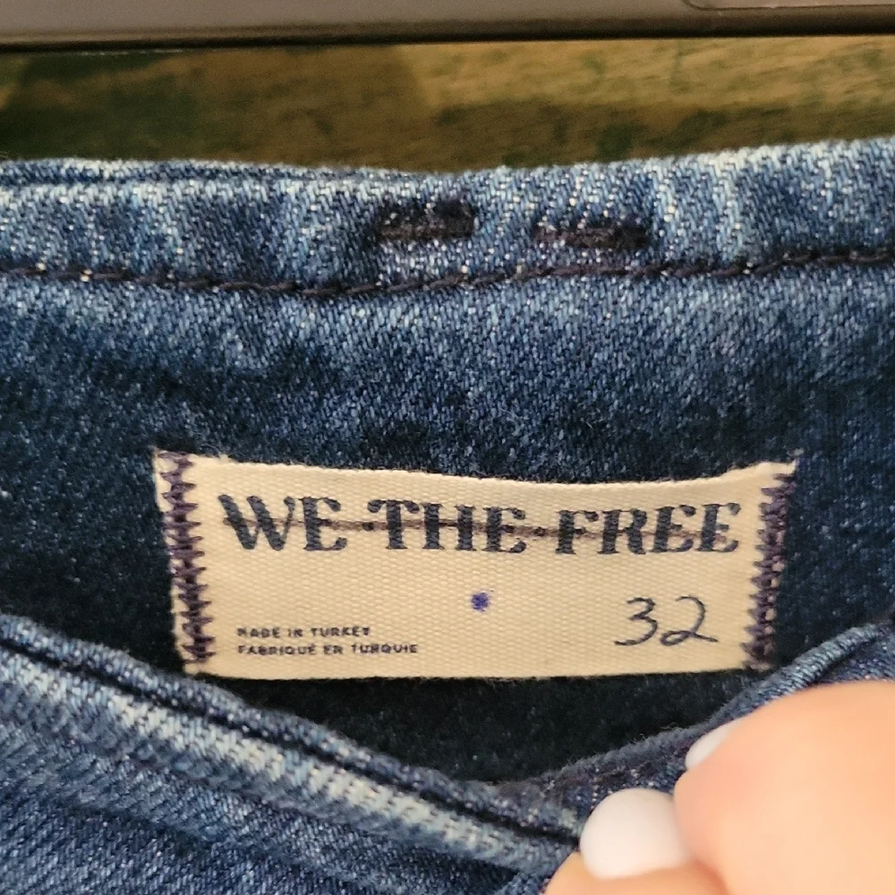 Free People We The Free Stillwater Low Rise Slim Flare Jean With Slits